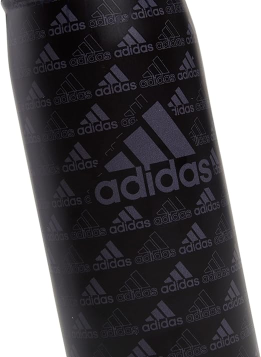 Bình giữ nhiệt Adidas Bos Mini Monogram 600ml - Black/Black/Grey Onix