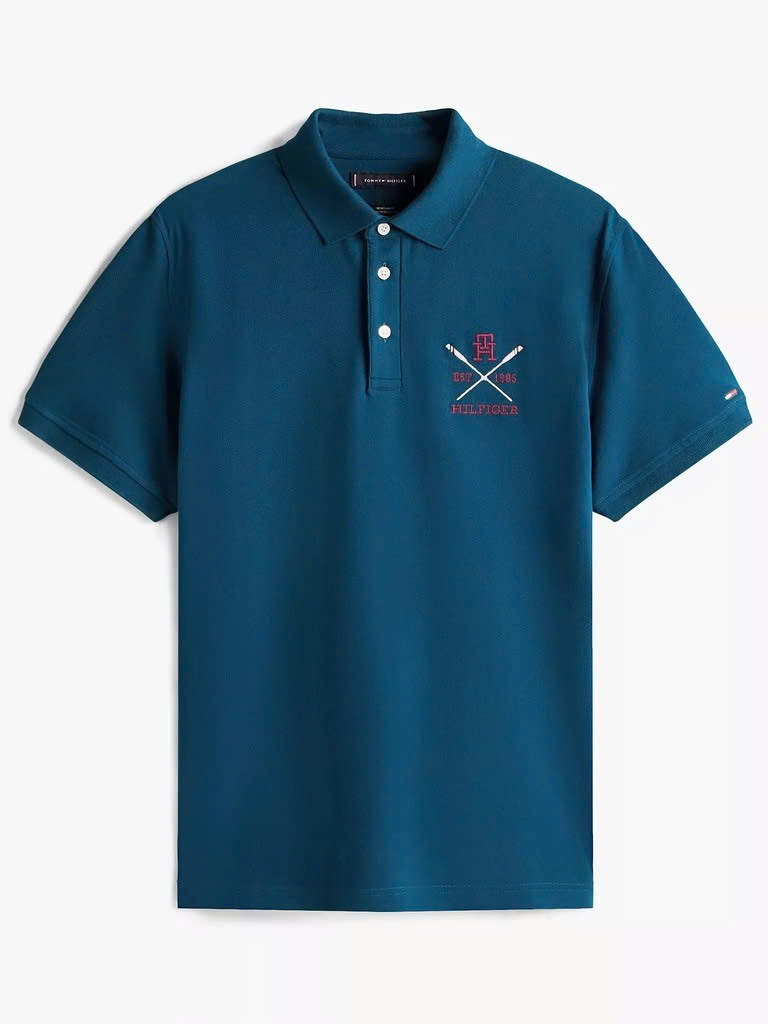 Polo Tommy Hilfiger Regular Fit Rowing Crew Logo - Deep Indigo