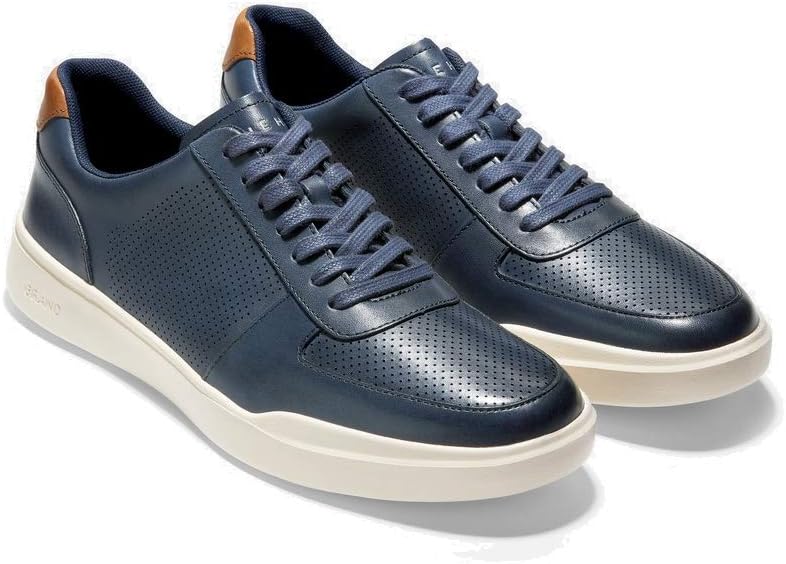 Giầy Colehaan navy da lỗ