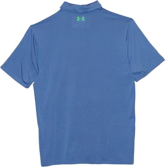 Áo Golf Nam Under Armour - Navy nhạt phối kẻ xanh lá