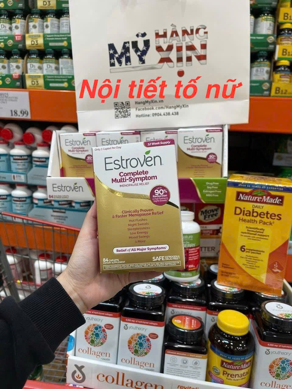 Viên uống cân bằng nội tiết tố cho phụ nữ Estroven - 84 viên