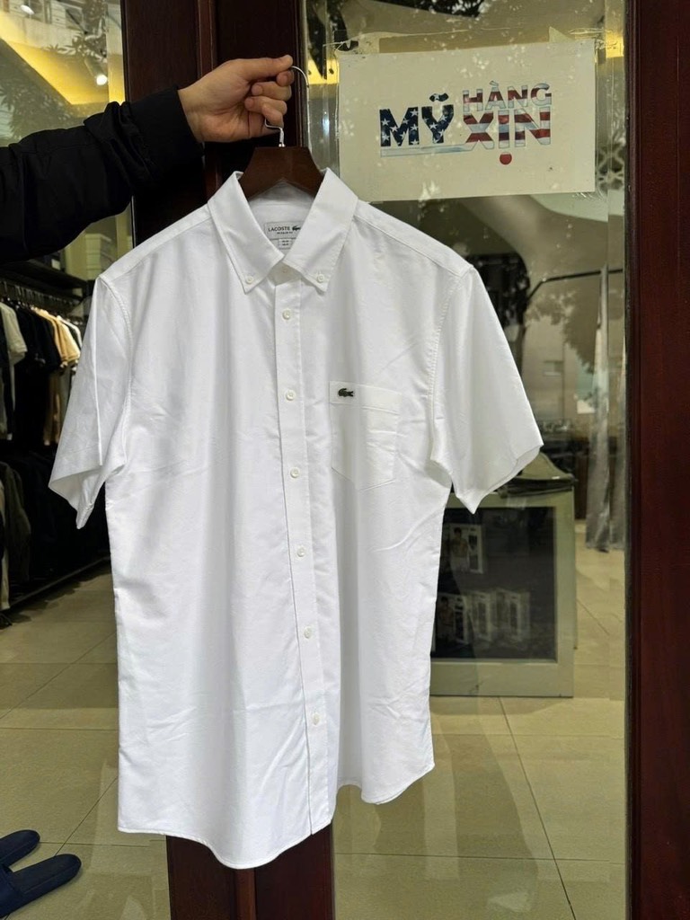 Shirt Regular Fit Short Sleeve Oxford - White