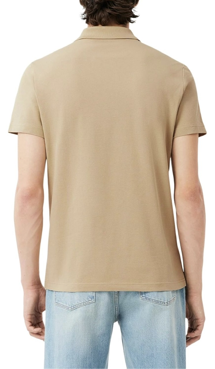Polo Lacoste Regular Fit Cotton Blend - Beige