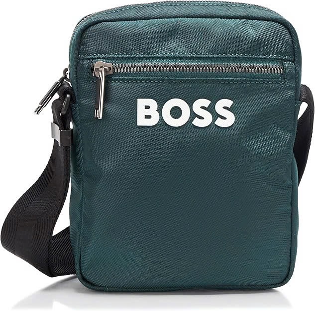 Túi chéo Boss vải xanh lá