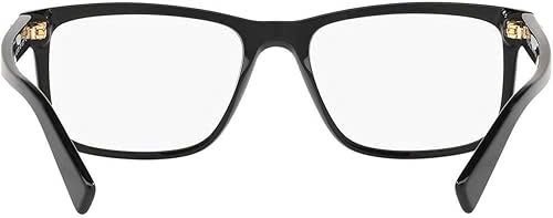 GỌNG KÍNH - Versace Men's VE3253 55mm Black Eyeglasses with Clear Demo Lens