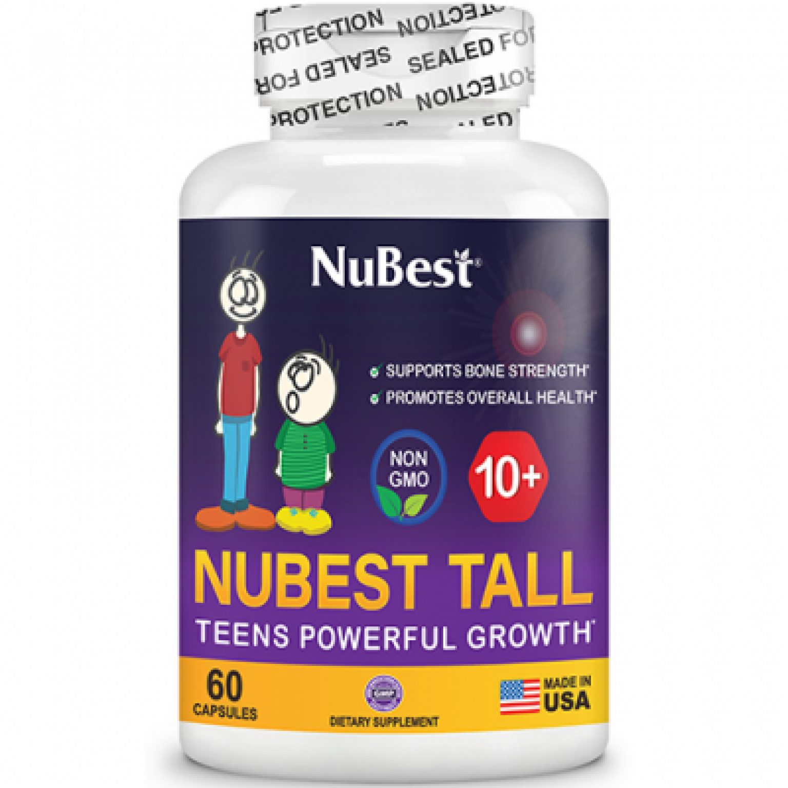 Viên uống hỗ trợ tăng chiều cao cho bé Nubest Tall - 60 viên