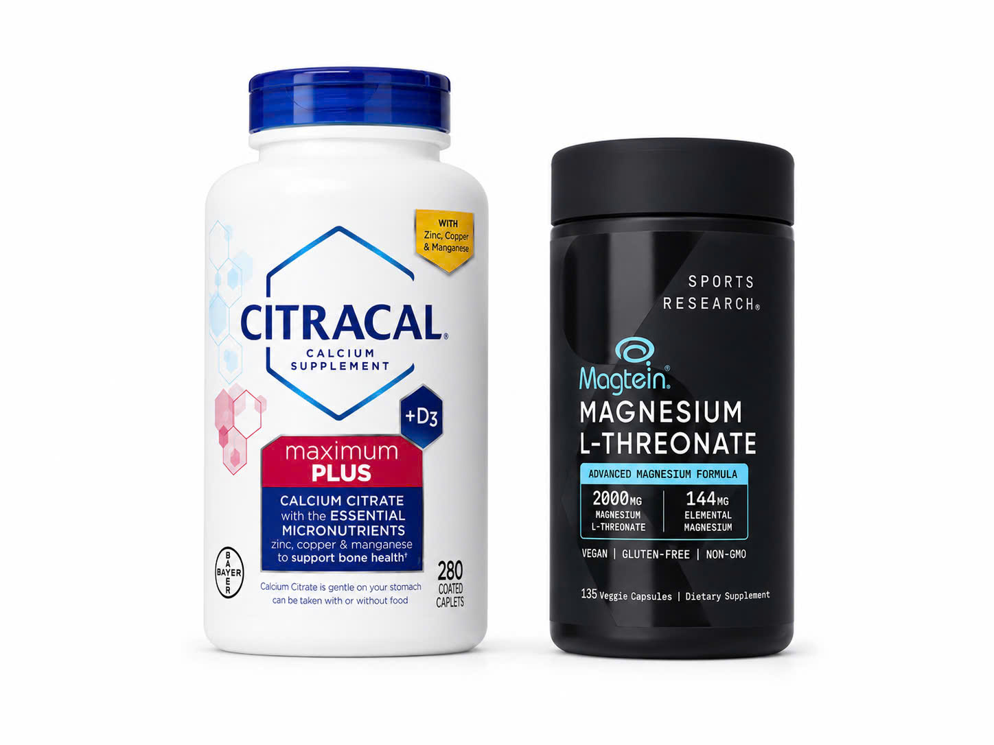 BỘ ĐÔI CANXI CTRACAL + MAGIE L-THREONATE – HỖ TRỢ XƯƠNG KHỚP, NGỦ NGON, GIẢM STRESS 