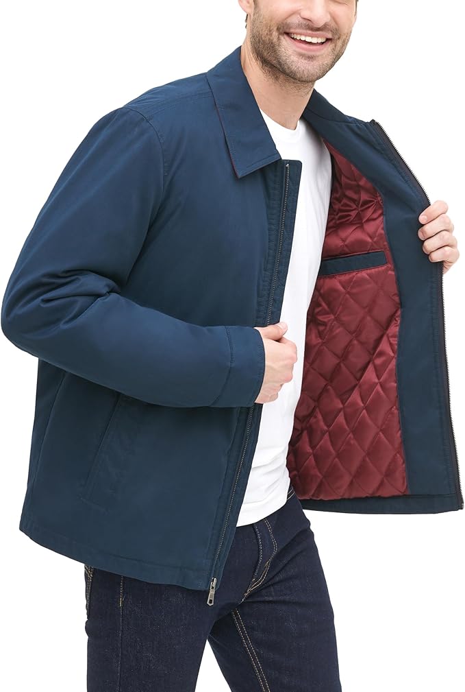 Jacket Tommy Hilfiger Midweight Micro-Twill Golf - Navy