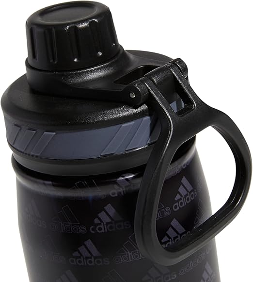 Bình giữ nhiệt Adidas Bos Mini Monogram 600ml - Black/Black/Grey Onix