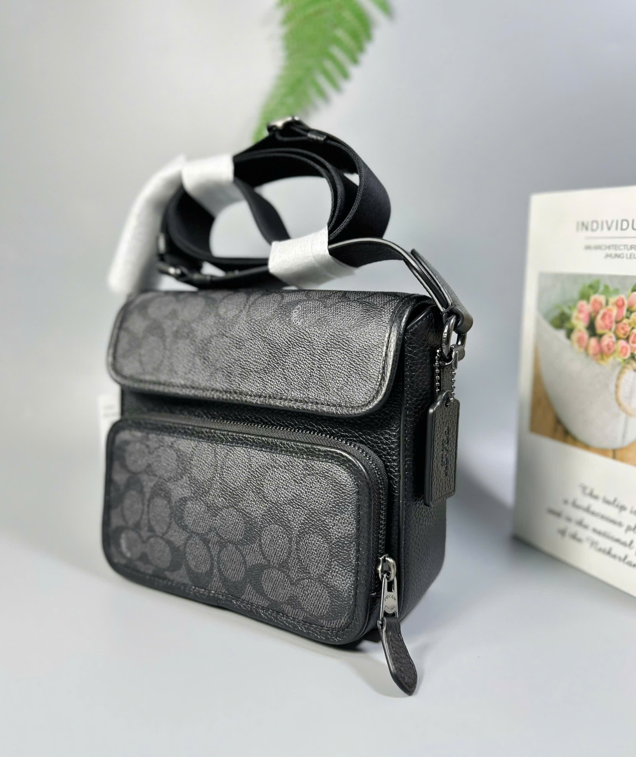 Coach Sullivan Flap Crossbody In Signature Canvas CZ396