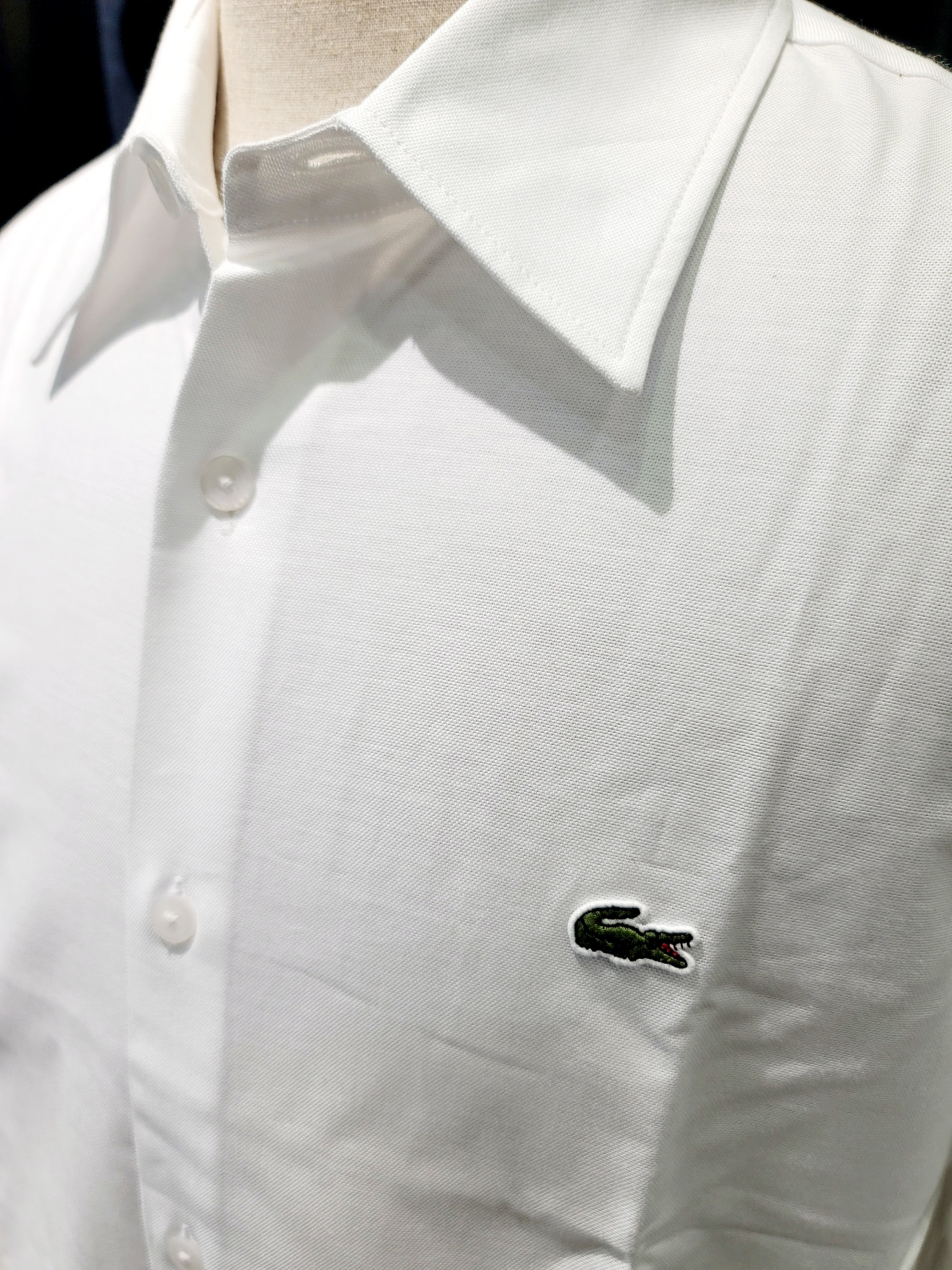 Sơ mi dài tay Lacoste - White
