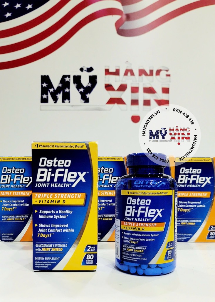 Viên uống bổ sụn khớp Osteo Bi-Flex Triple Strength - 80 viên