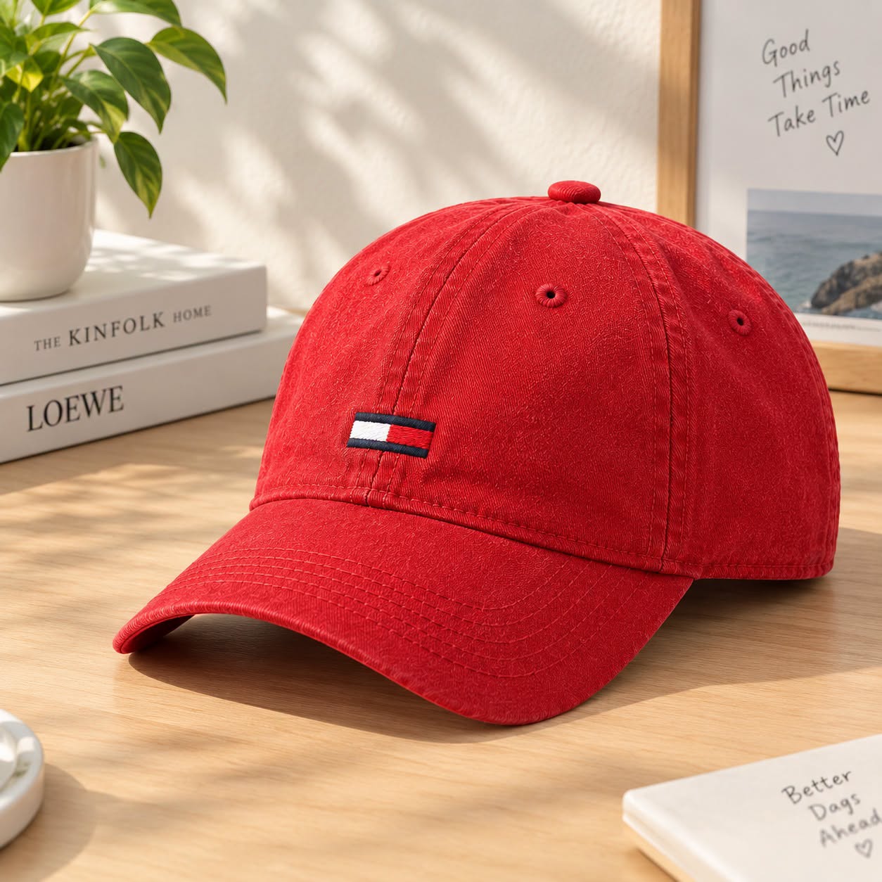 Mũ tommy logo thêu