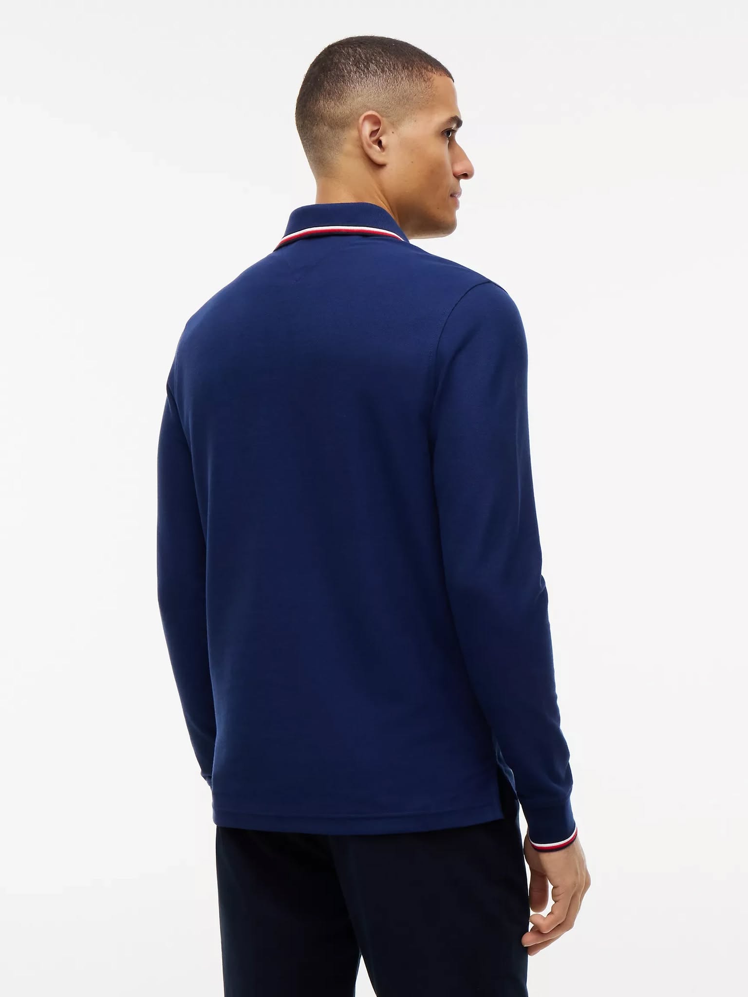 Polo tommy dài tay navy