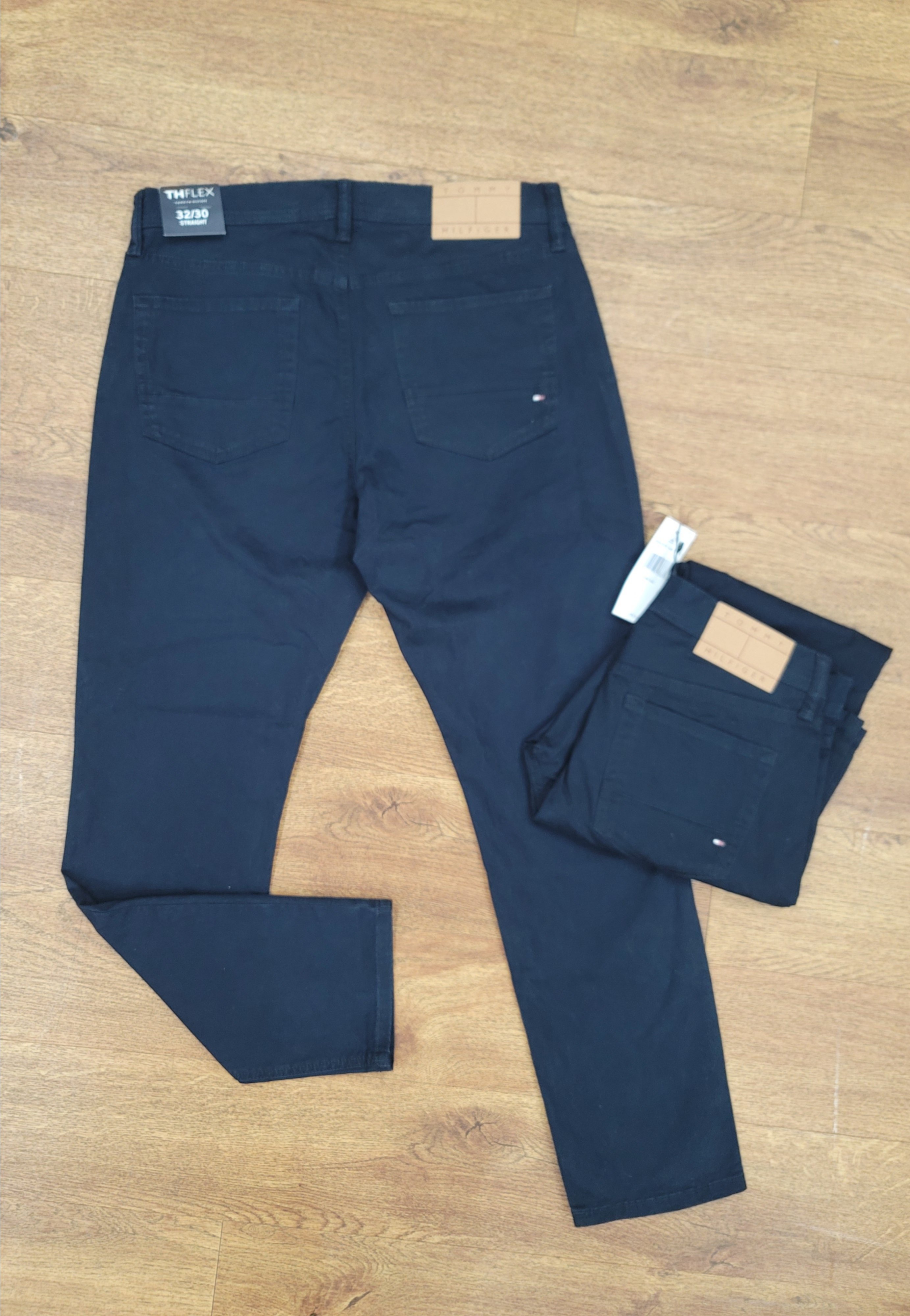 Khaki Tommy túi jean straight - Navy