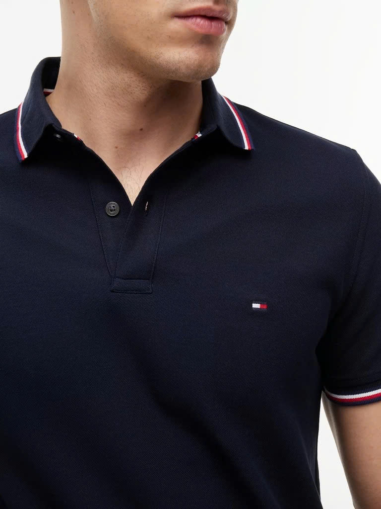 Polo Tommy Hilfiger Regular Fit Tommy Wicking - Navy