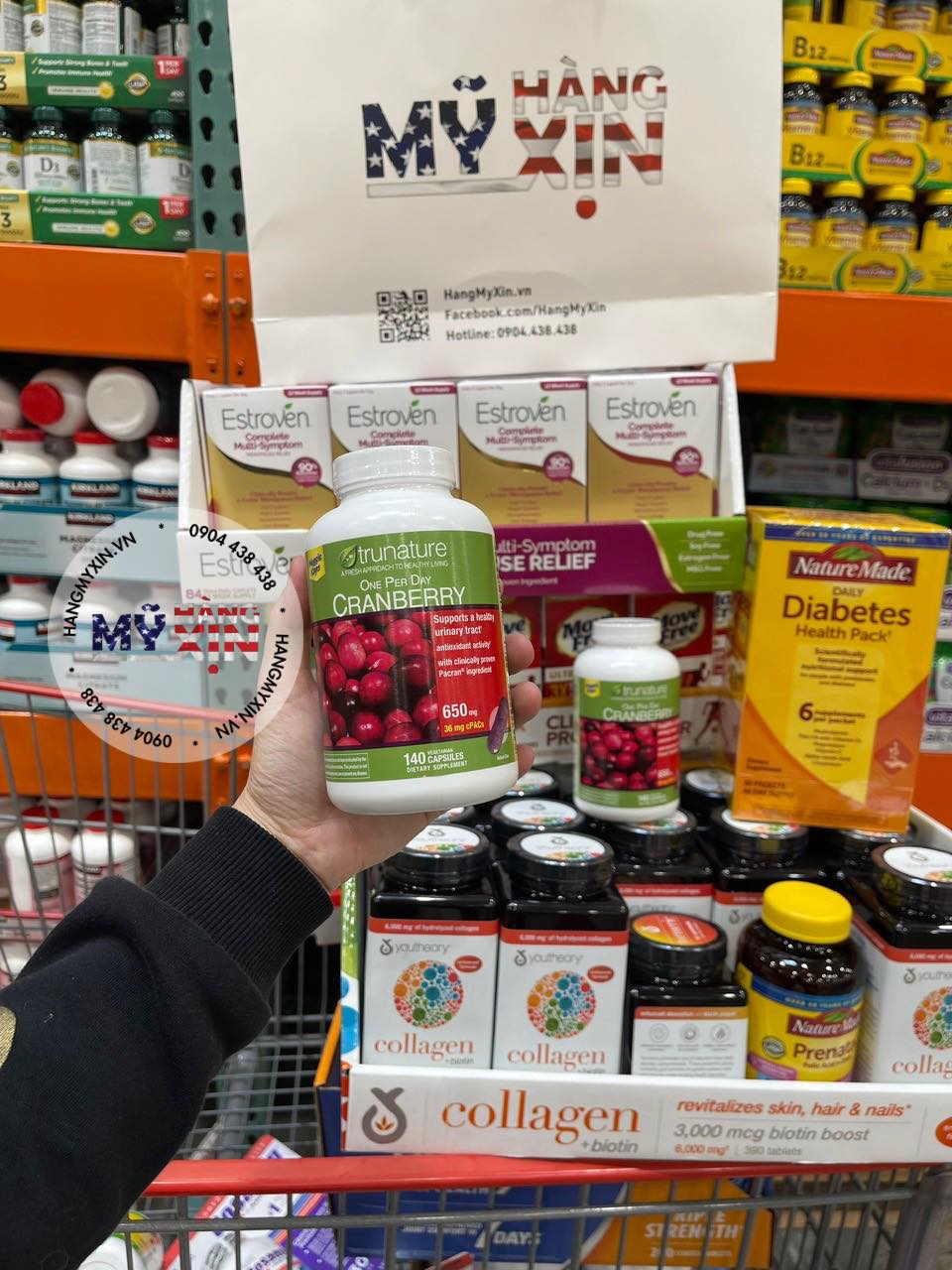 VIÊN UỐNG HỖ TRỢ ĐƯỜNG TIẾT NIỆU VÀ CHỐNG OXY HOÁ TRUNATURE CRANBERRY