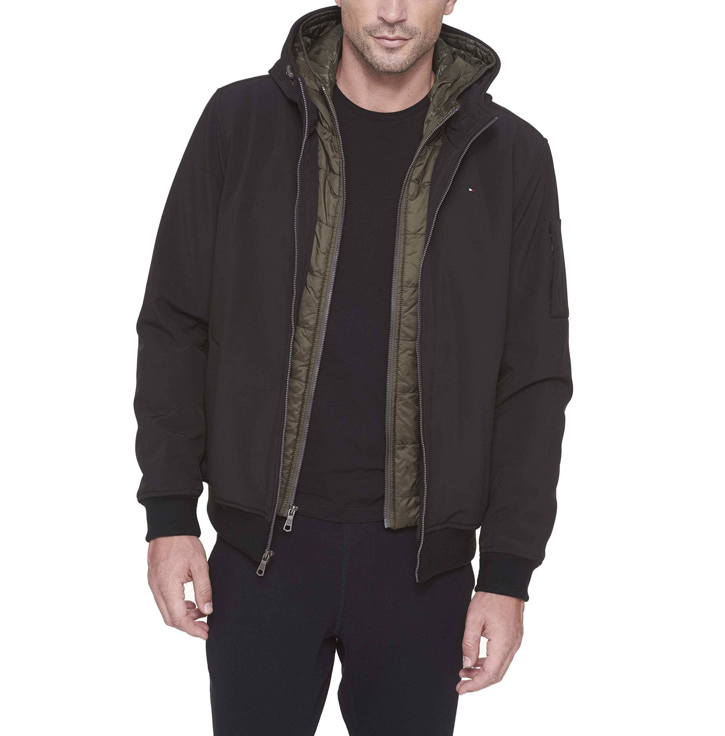 Khoác Tommy Layered Zip Up Jacket