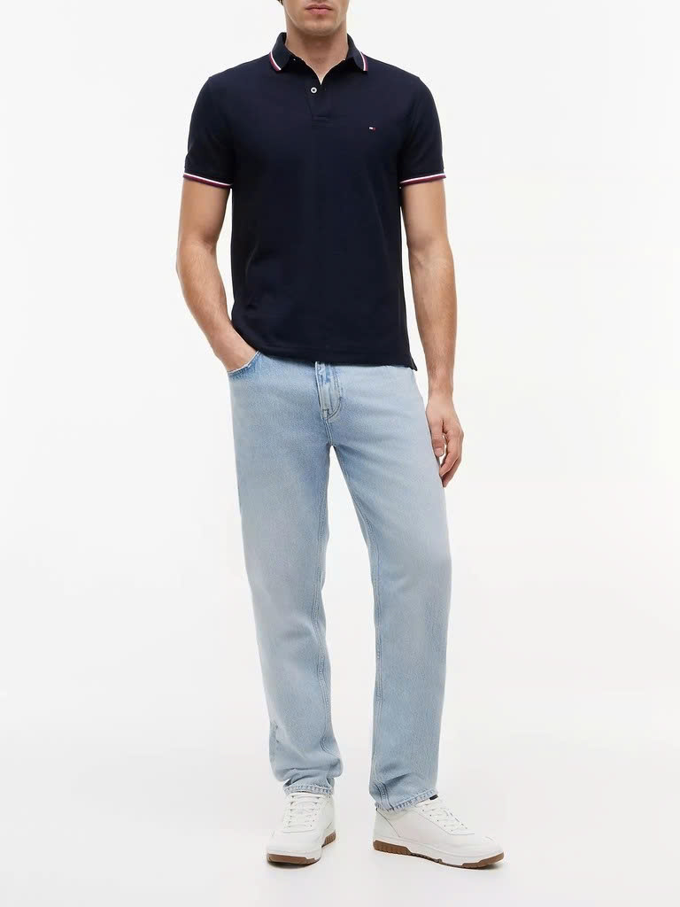 Polo Tommy Hilfiger Regular Fit Tommy Wicking - Navy
