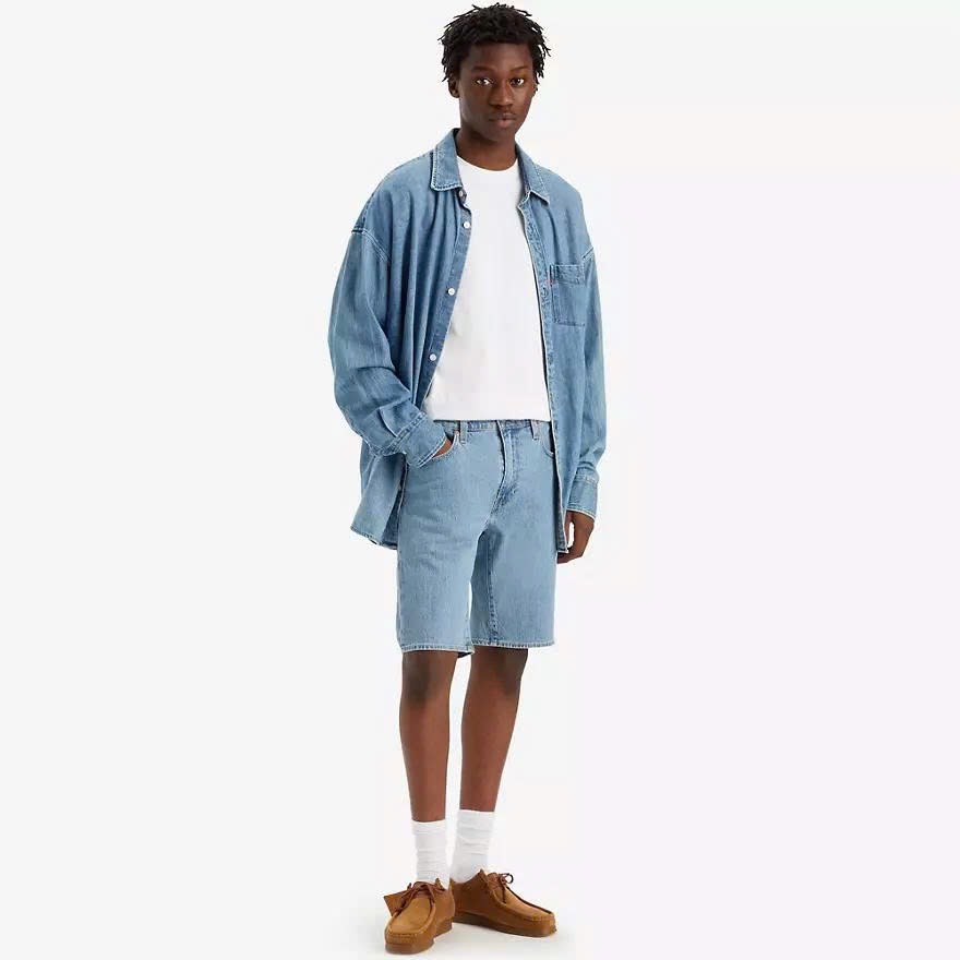 Short Jean Levi's 405 - Light Blue