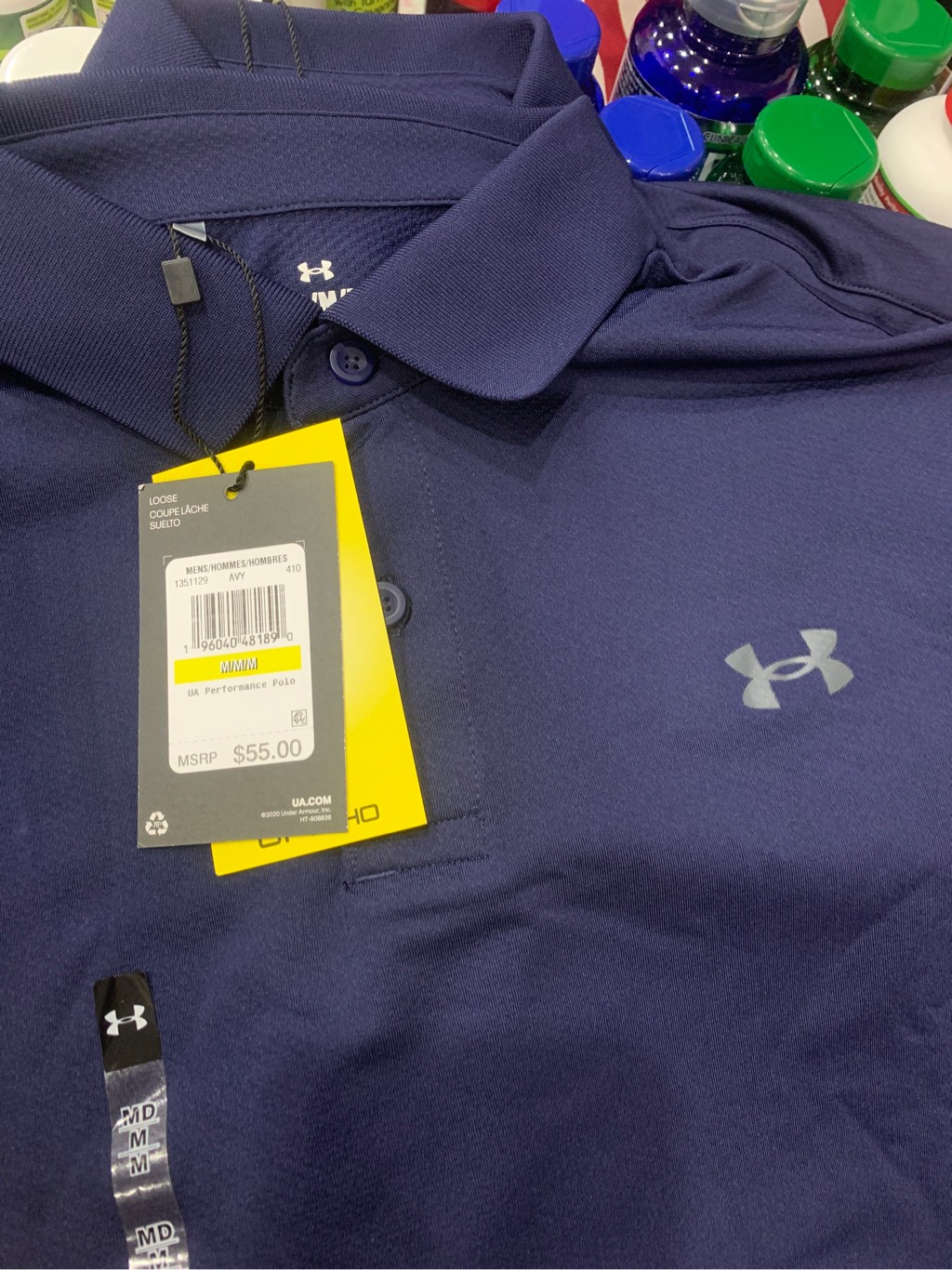 Áo Golf nam Under Armour Performance Polo - Navy