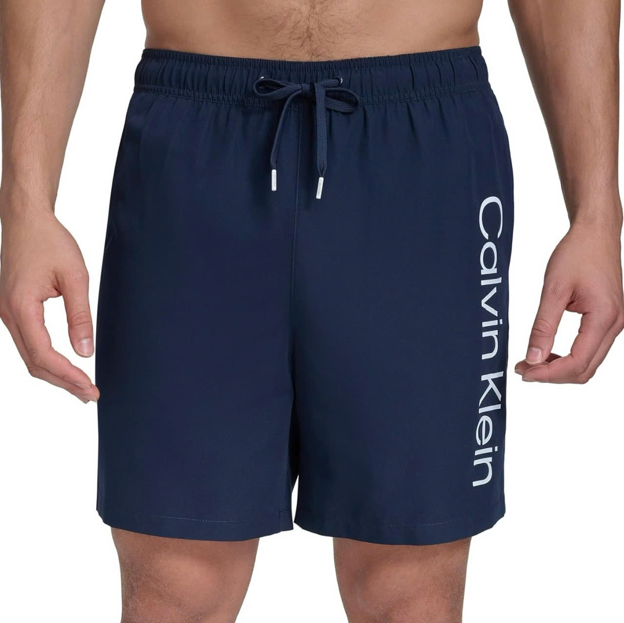 Calvin Klein Men's Volley Quick Dry Lightweight Swim Trunk - Navy