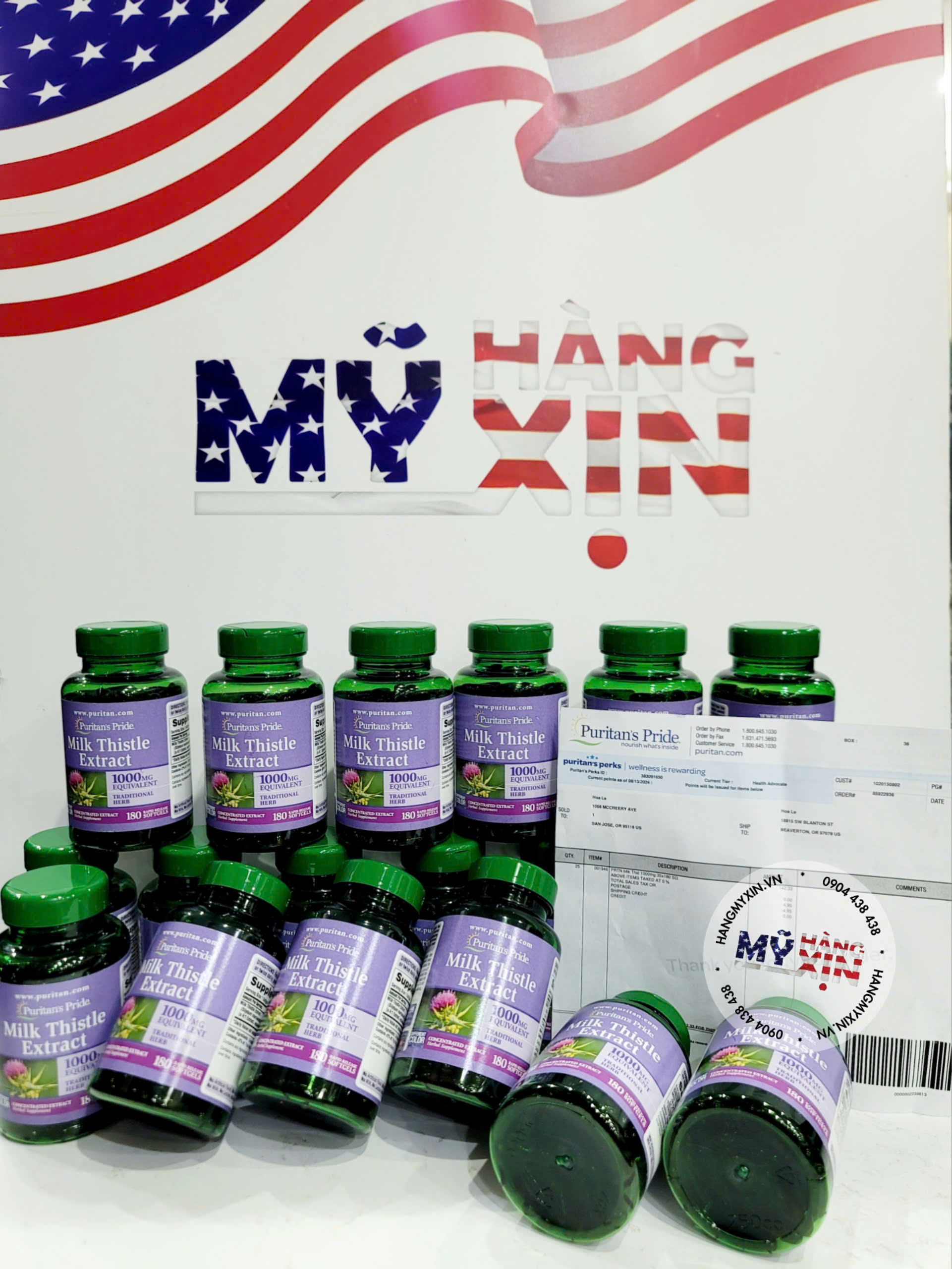 Bổ gan Milk Thistle Extract Puritan’s Pride 1000 mg - 180 viên