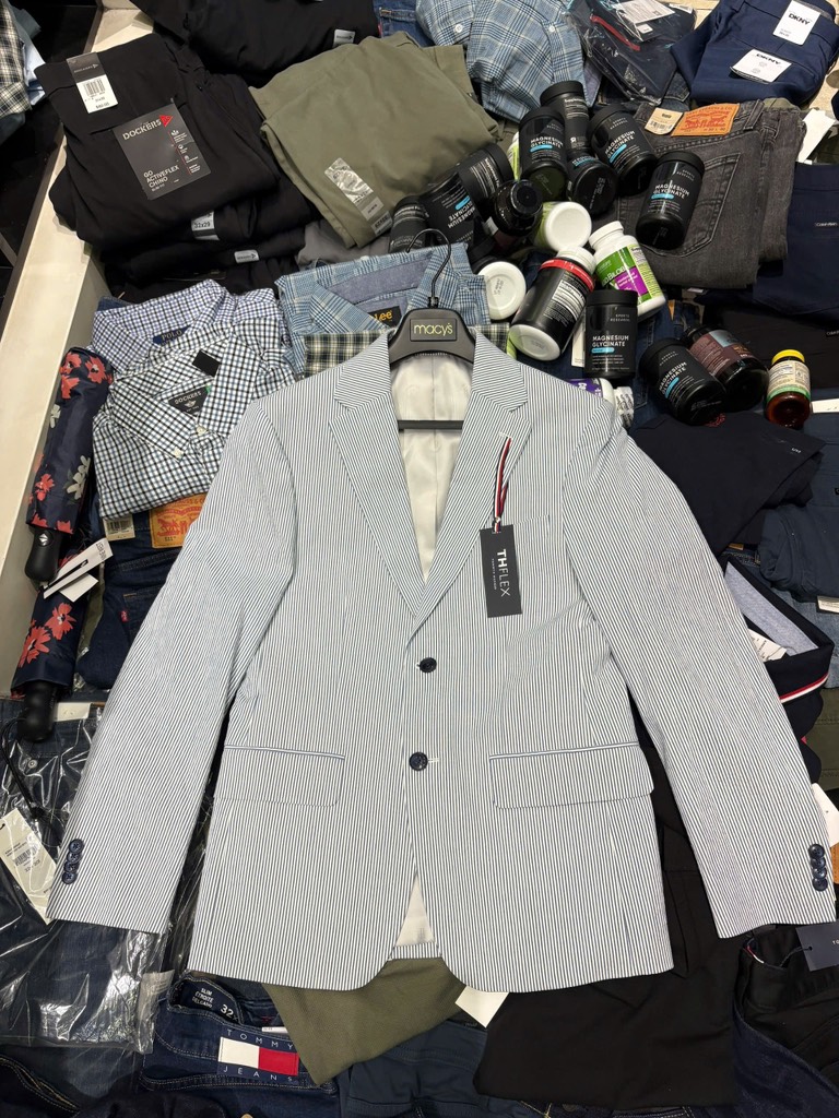 Blazer tommy blue white