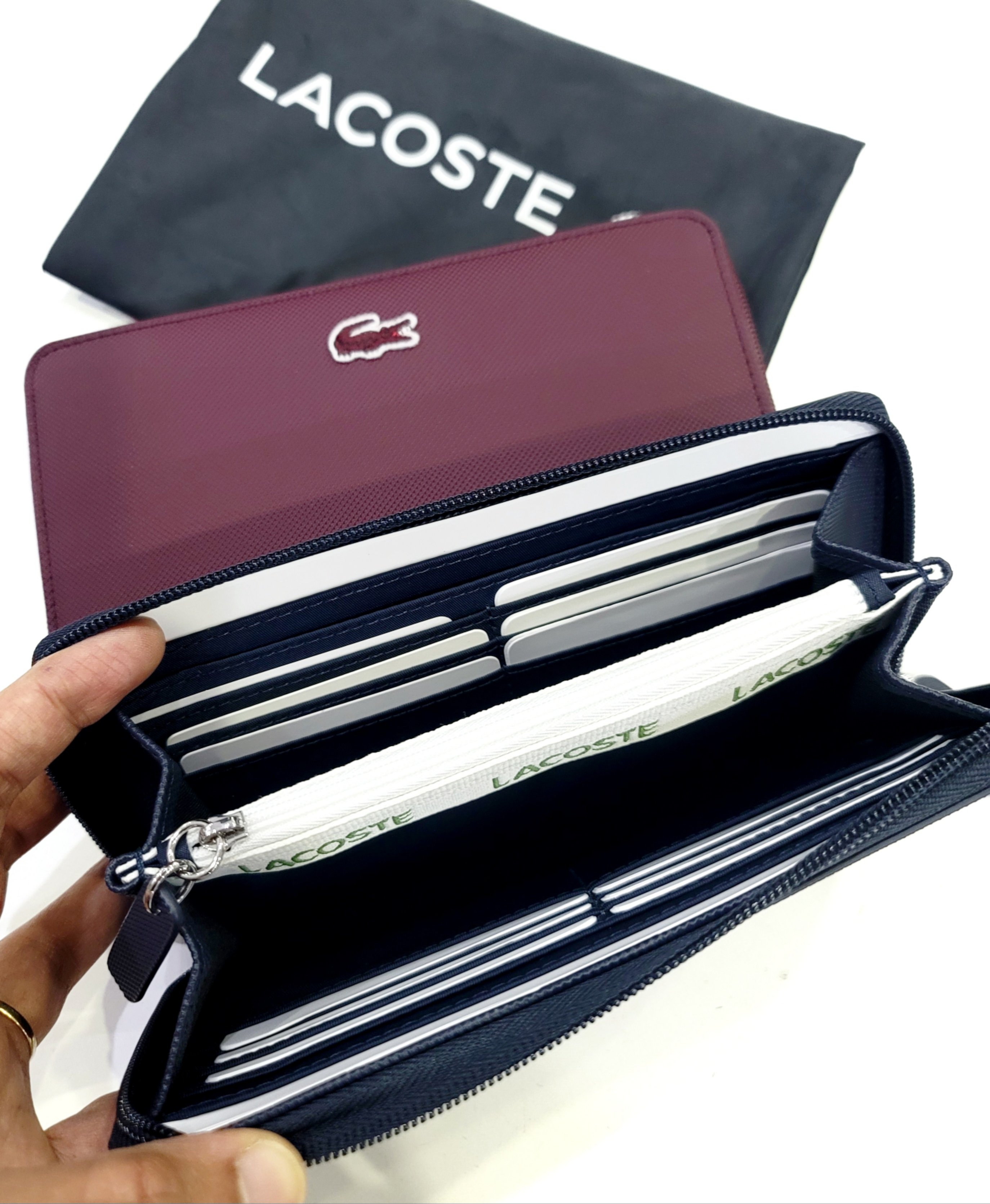 Ví nữ Lacoste Navy