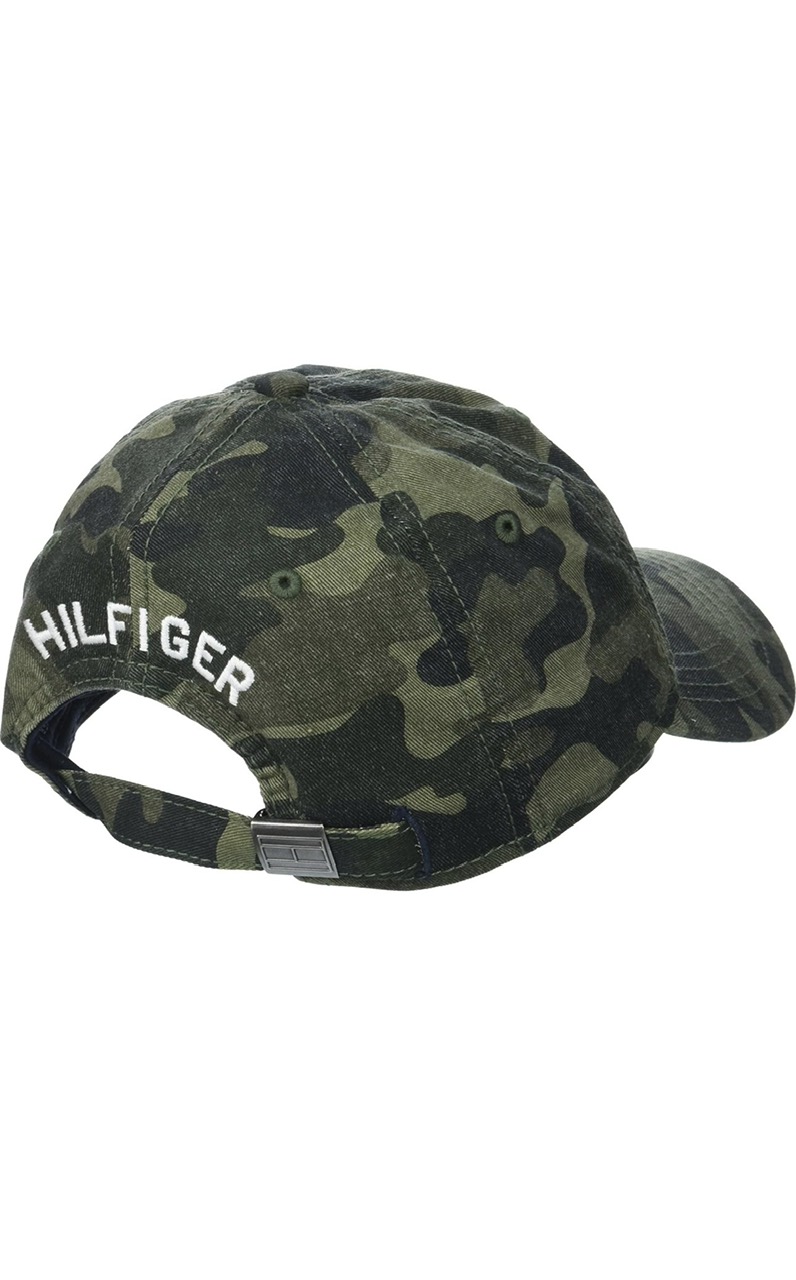 Mũ Tommy Hilfiger Cotton Billy Adjustable Flap Baseball - Camo