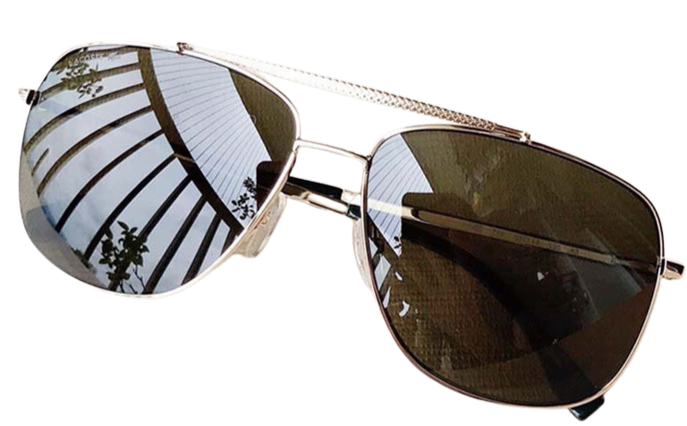 Kính Lacoste Polarized Men's Modern Pilot Sunglasses