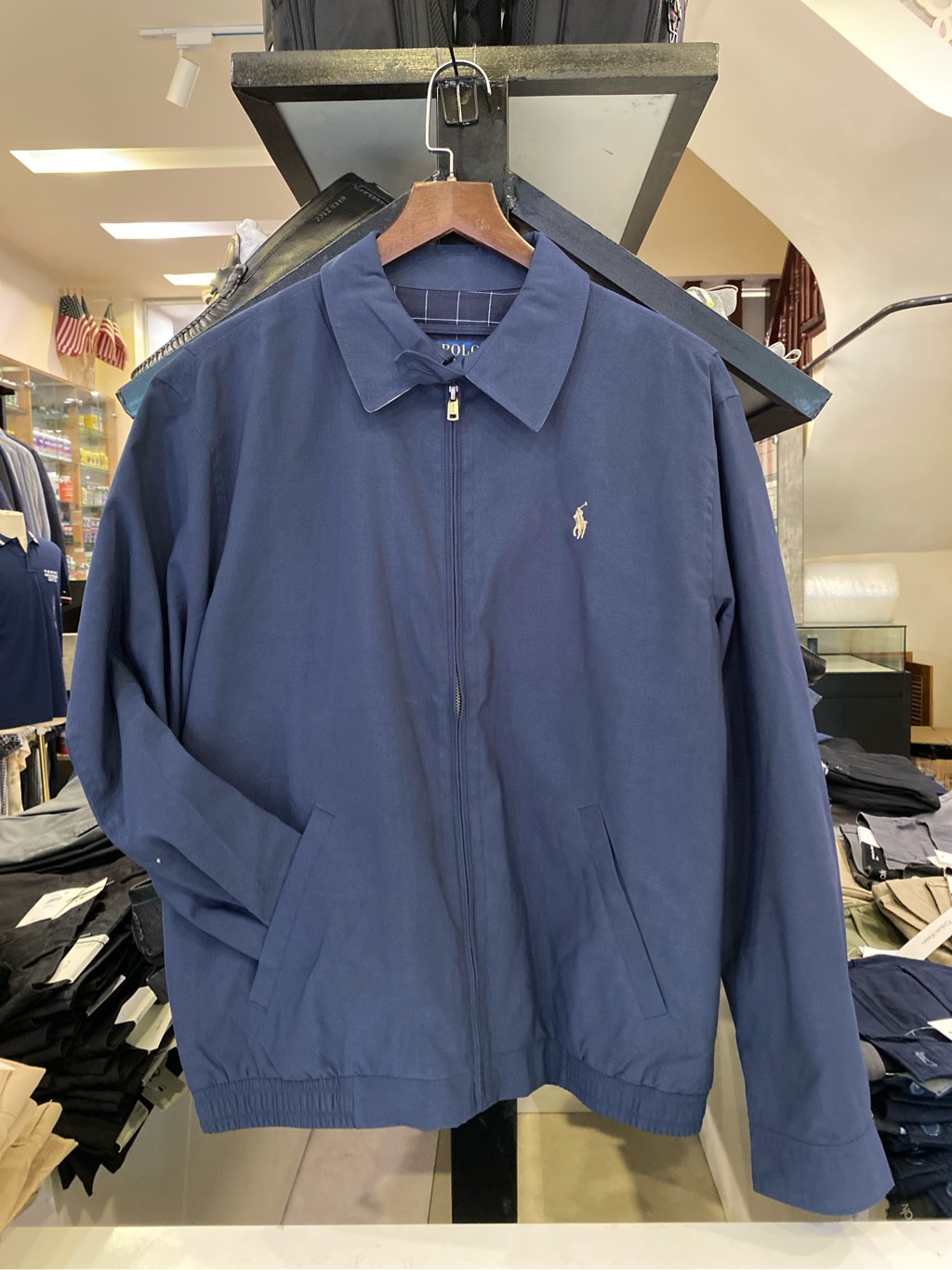 Khoác kaki polo ralph lauren navy