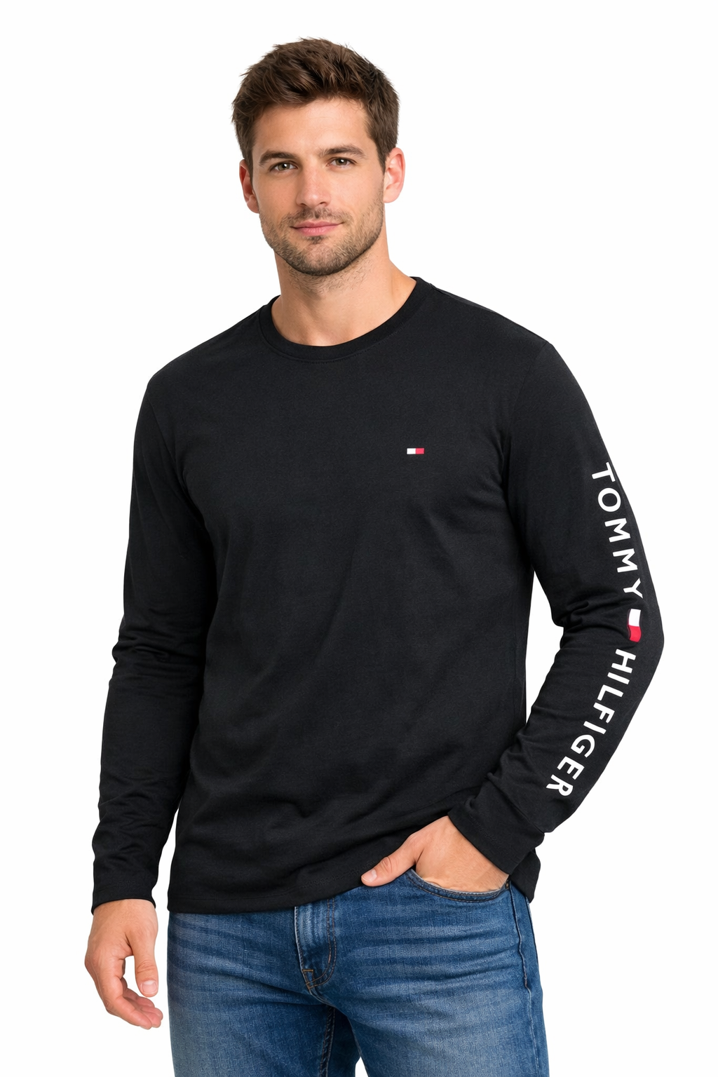 T-shirt Tommy long sleeve | Black flag logo