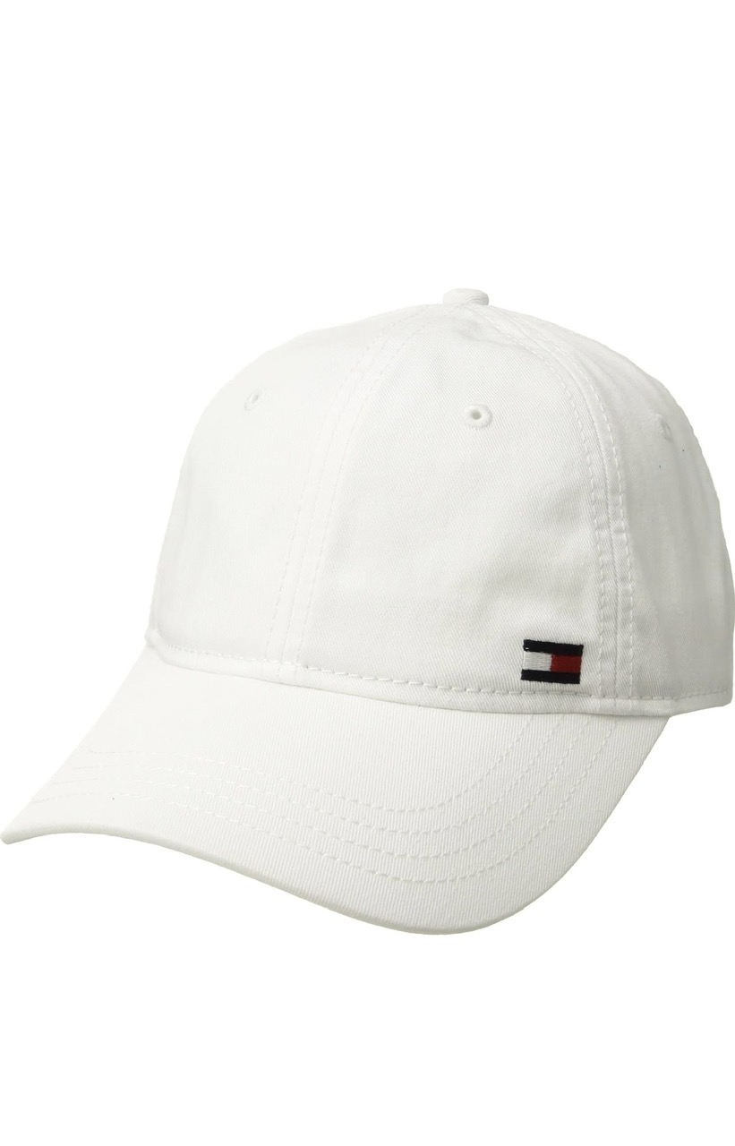 Mũ Tommy Hilfiger Cotton Billy Adjustable Flap Baseball - Classic White