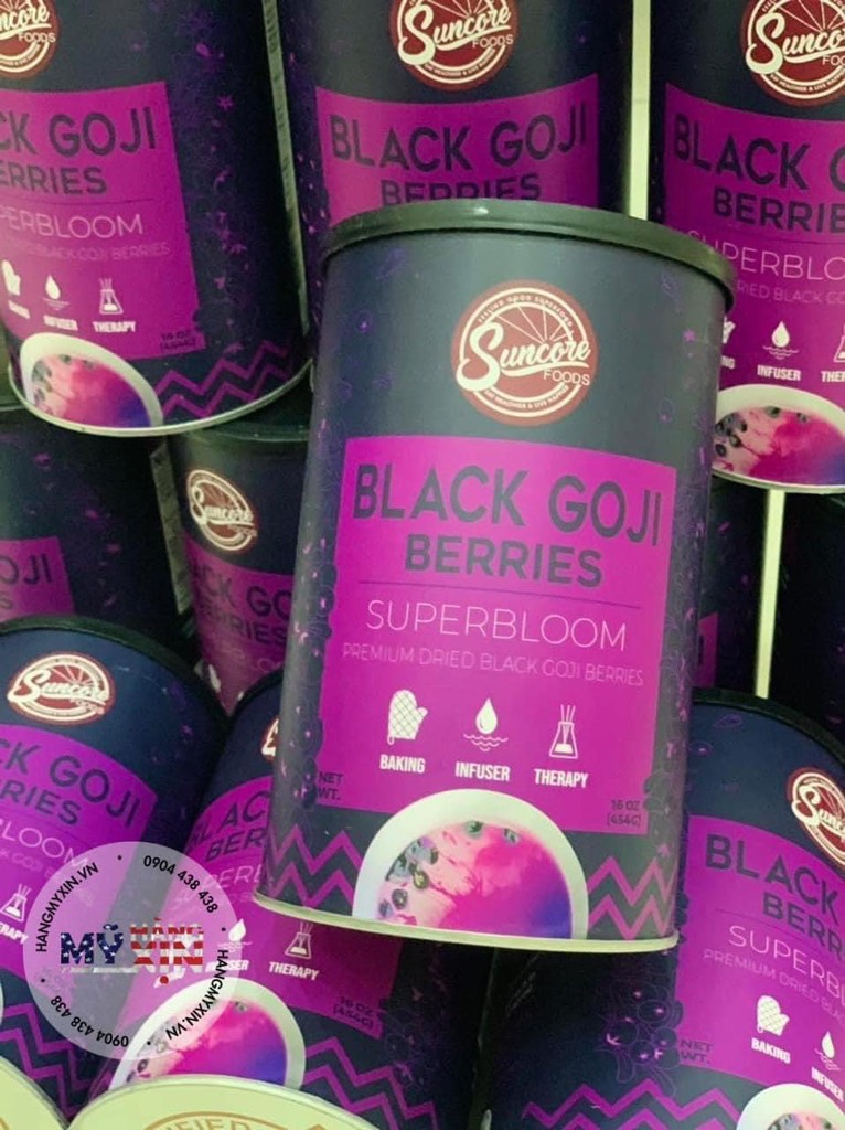 HẮC KỈ TỬ ORGANIC BLACK GOJI BERRIES MỸ 454G DIAMOND NUTS