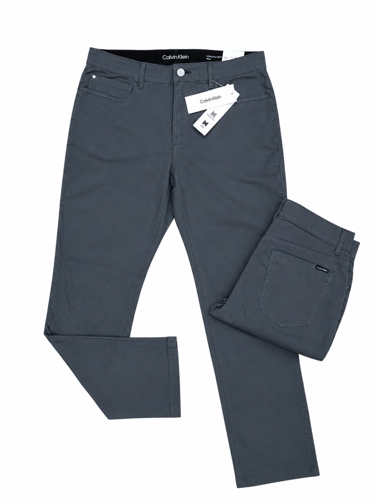Pants Calvin Klein Slim Fit Infinite Flex Waist - Grey