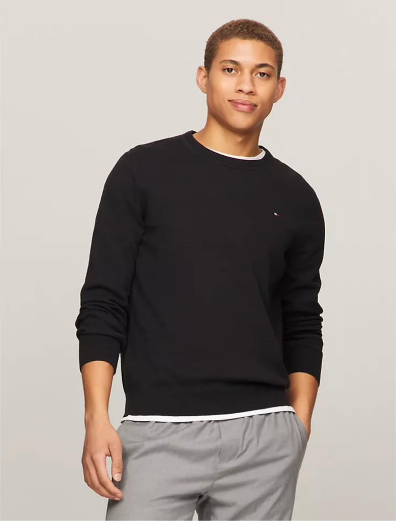 Sweater Tommy | Crew-neck - Black