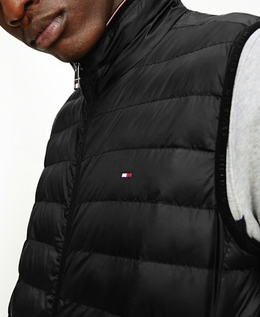 Vest Packable quilted Tommy - Black