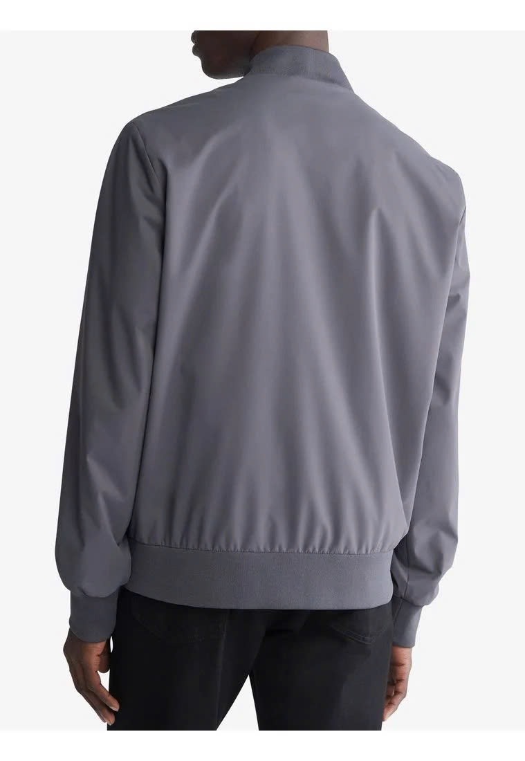 Khoác gió CK Matte Bomber Jacket - Grey
