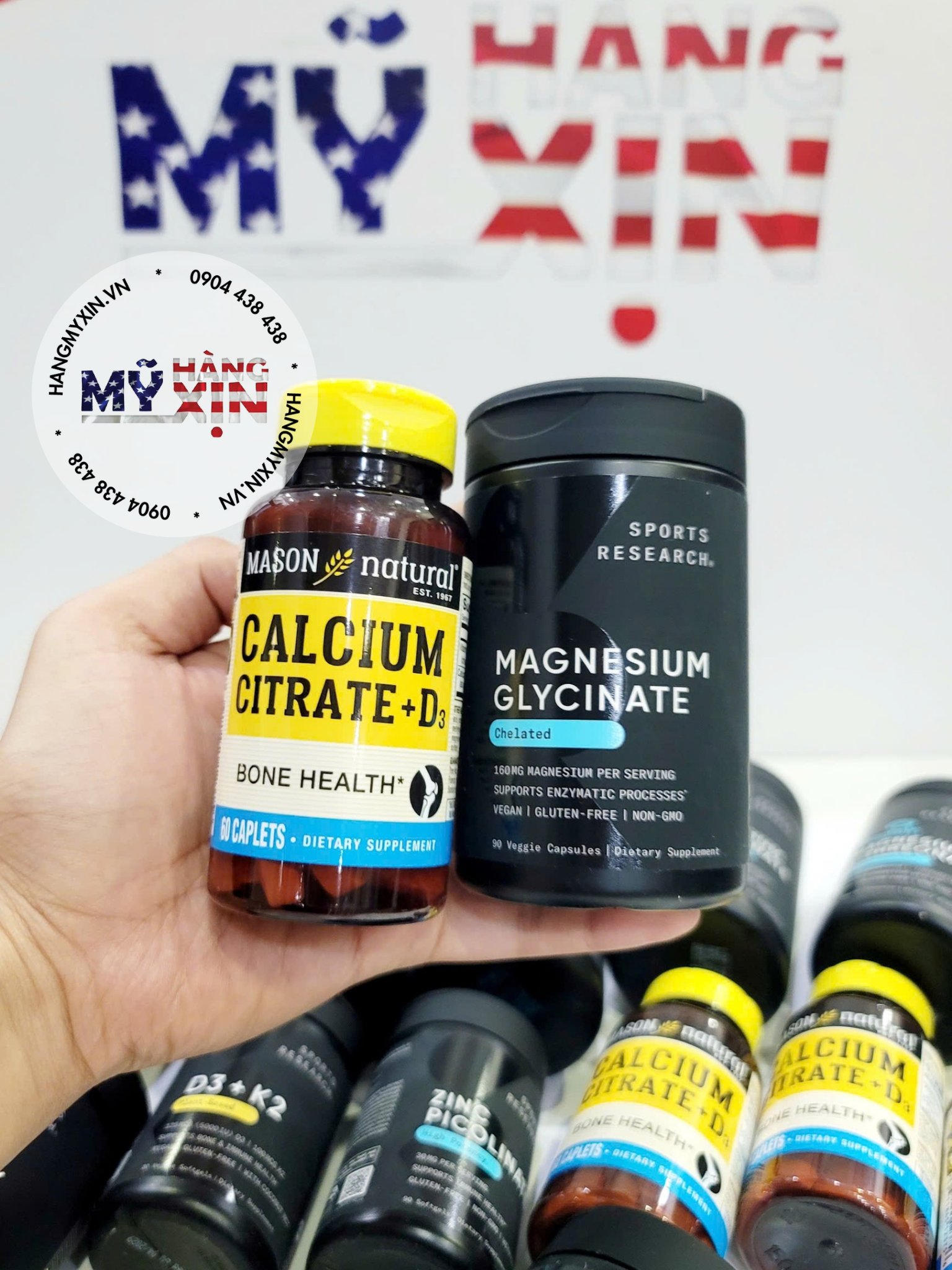 BỘ COMBO CHĂM SÓC SỨC KHỎE TOÀN DIỆN - GIẢM CHUỘT RÚT, TÊ TAY CHÂN, TĂNG ĐỀ KHÁNG, NGỦ NGON ( ZINC+MAGIE+CANXI+D3K2)