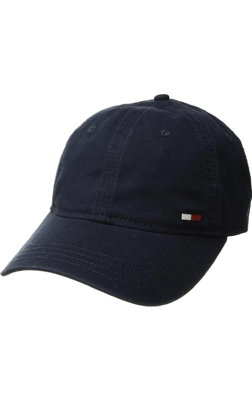 Mũ Tommy Hilfiger Cotton Billy Adjustable Flap Baseball - Navy Blazer