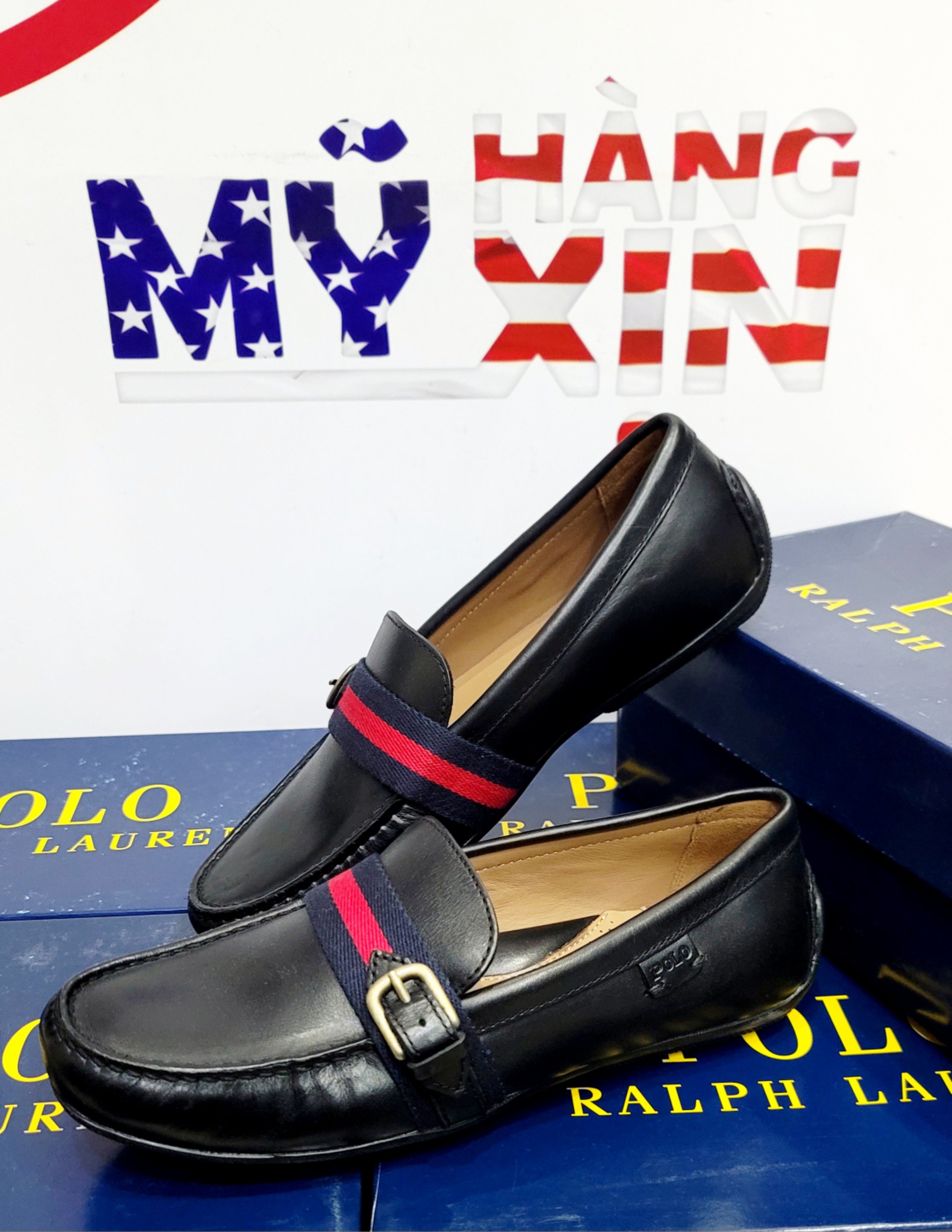 Giày Polo Ralph Lauren - Black