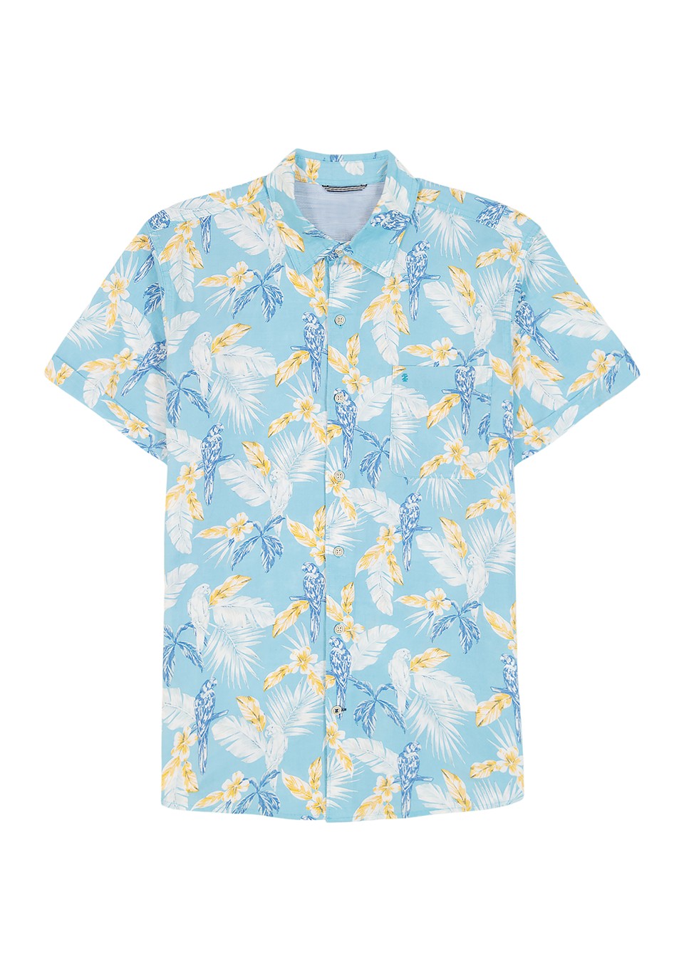 Sơ mi IZOD Saltwater Dockside Chambray S/S Button Down - Milky Blue