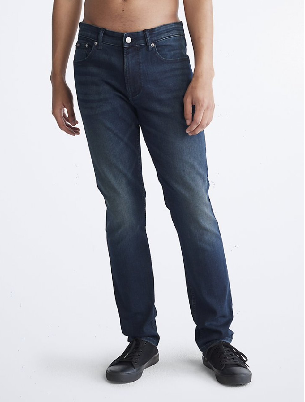 Quần Jeans Nam Calvin Klein Slim Fit Boston Blue Black