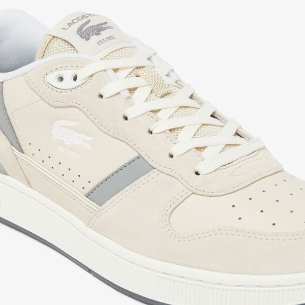 GIÀY THỂ THAO LACOSTE NAM T-CLIP SET CHẤT LIỆU DA LỘN