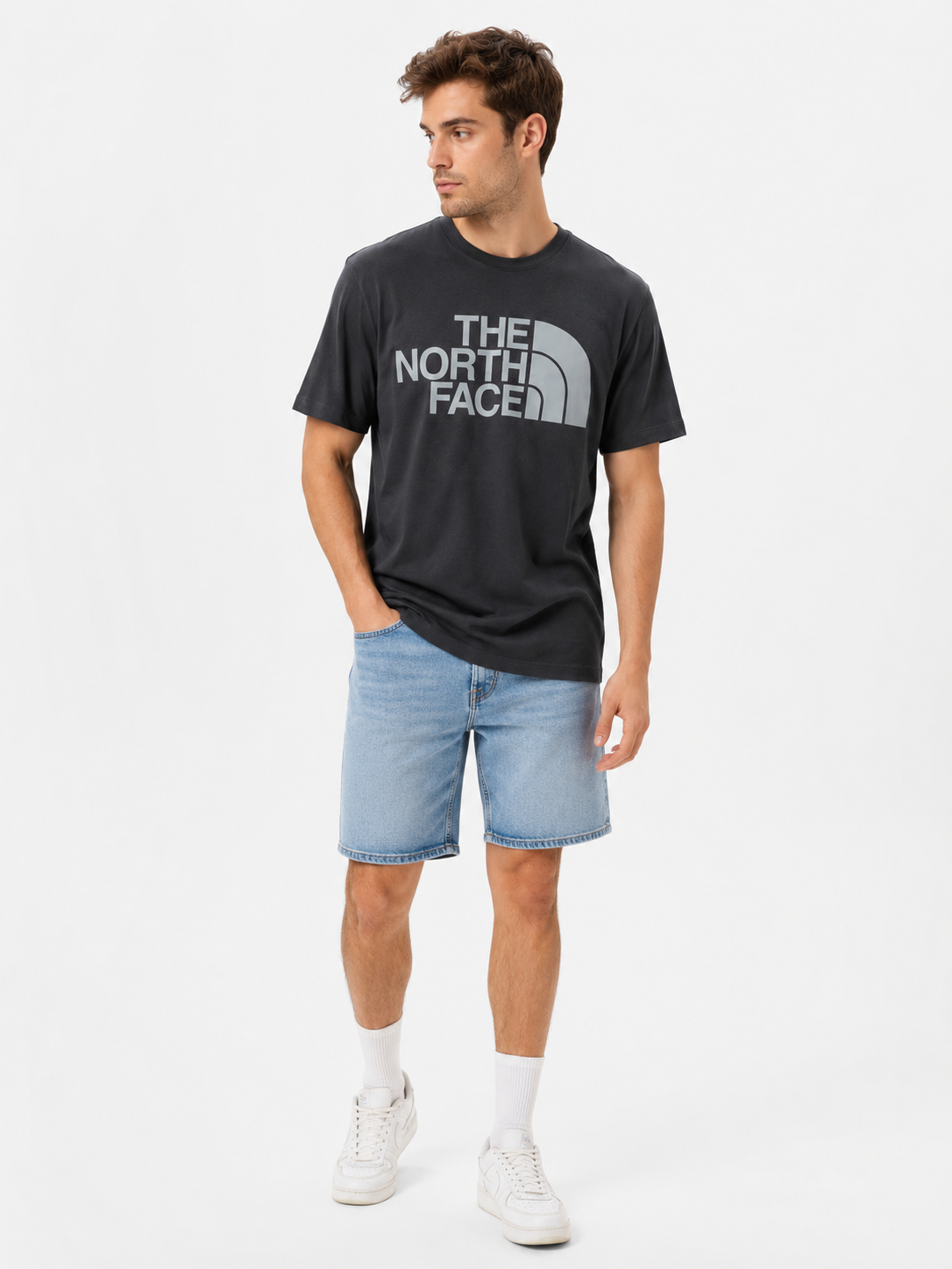 Thun North Face đen chữ ghi