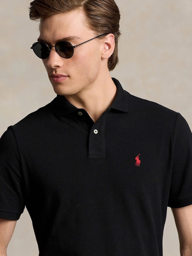Polo Ralph Lauren The Iconic Mesh Classic Fit - Black/Red