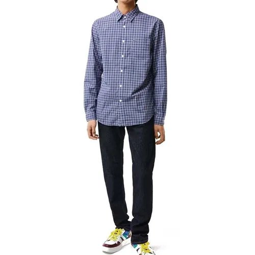 Sơ mi nam Lacoste Caro xanh biển