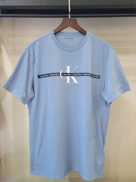 T-shirt Calvin Klein | Polera repeat layered - Breezy Blue