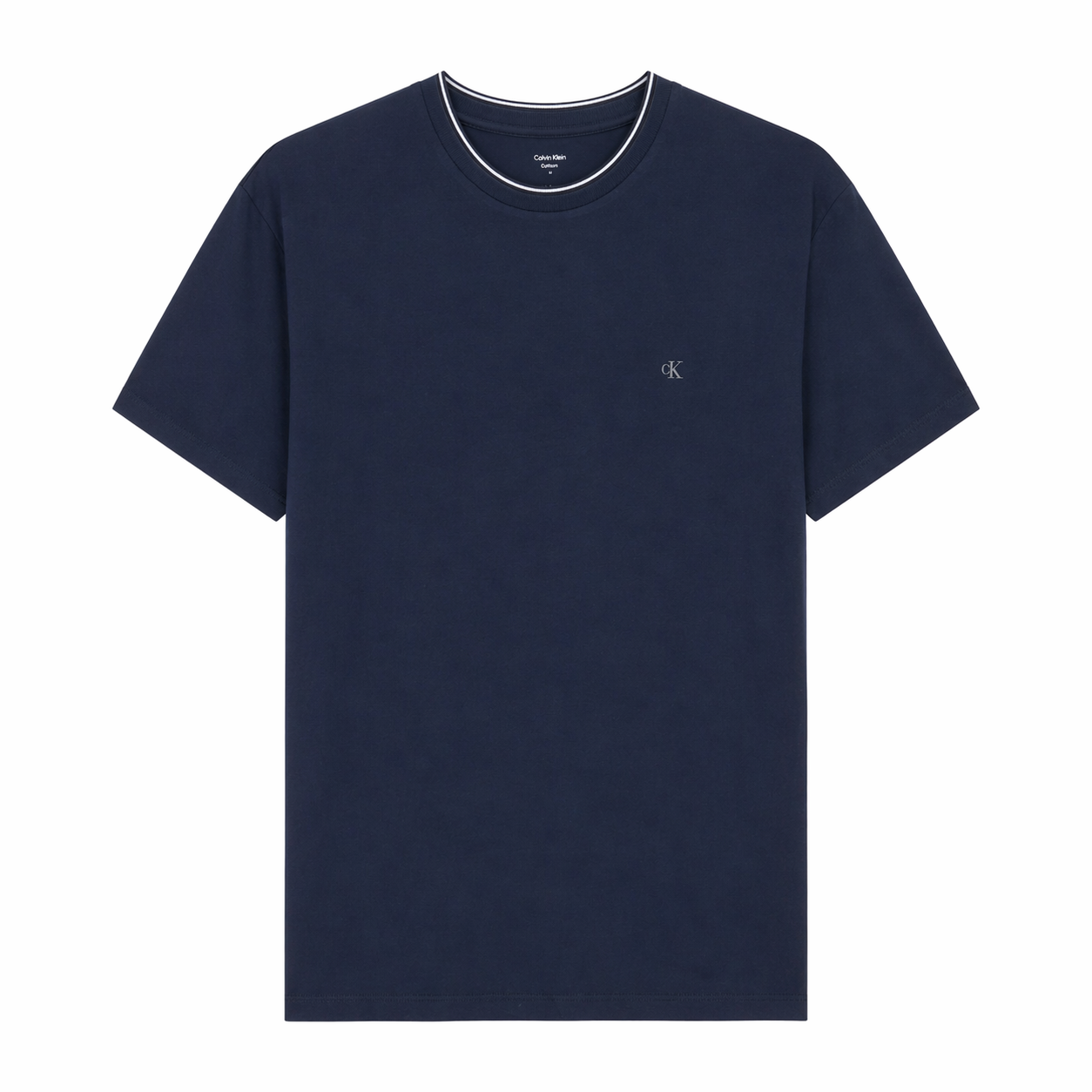 Áo Thun Calvin Klein Tipped Collar - Navy Blue